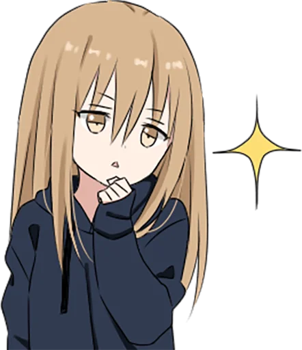 ✊ Стикер «hoodiegirl(cool)» для Telegram