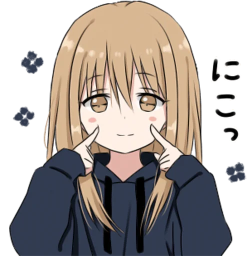 😊 Стикер «hoodiegirl(cool)» для Telegram