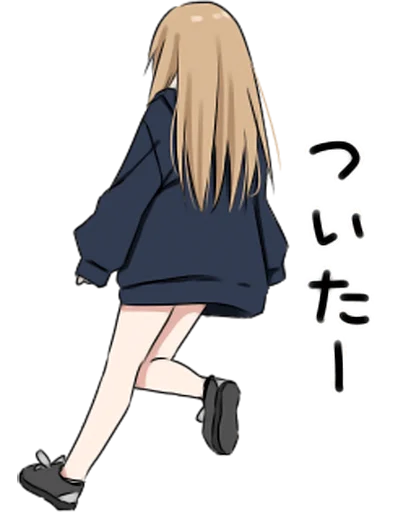 🏃‍♀️ Стикер «hoodiegirl(cool)» для Telegram