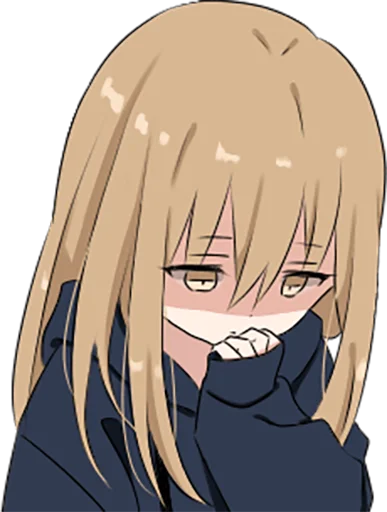 😞 Стикер «hoodiegirl(cool)» для Telegram