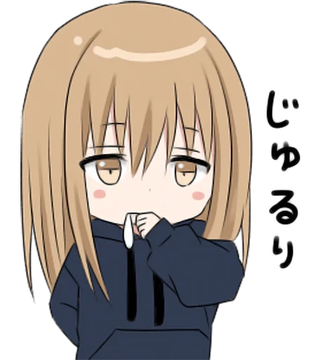 🤤 Стикер «hoodiegirl(cool)» для Telegram