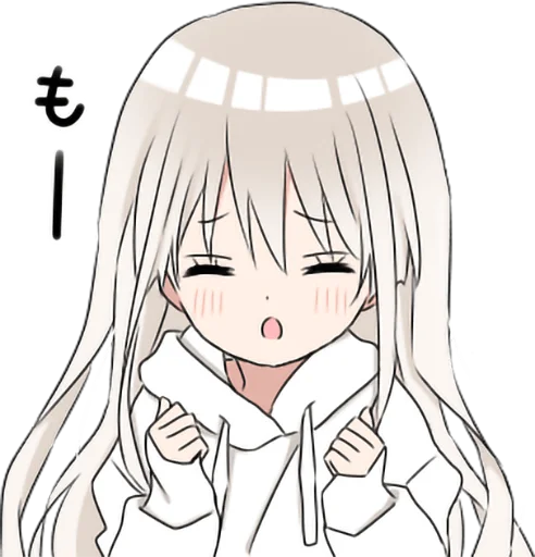 😣 Стикер «hoodie girl» для Telegram
