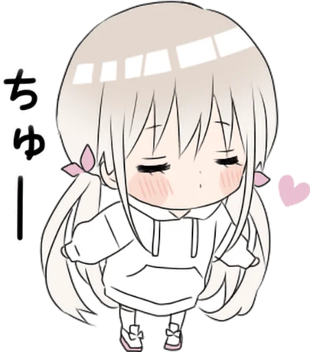 😘 Стикер «hoodie girl» для Telegram