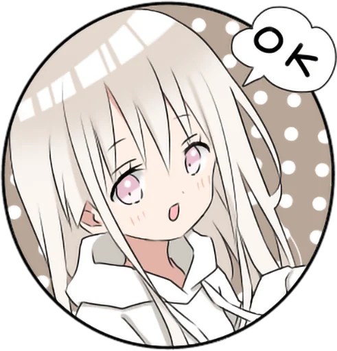 🆗 Стикер «hoodie girl» для Telegram