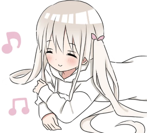🎵 Стикер «hoodie girl» для Telegram