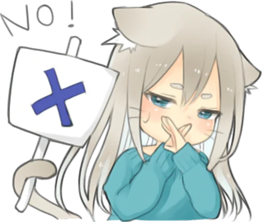 ❌ Стикер «Nekomimikko&;s yuruhuwa» для Telegram