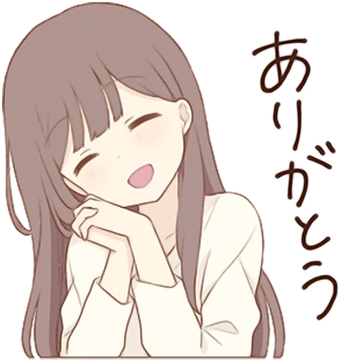 🙏 Стикер «Warm Lady 2» для Telegram