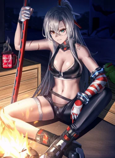 😚 Стикер «Punishing Gray Raven» для Telegram