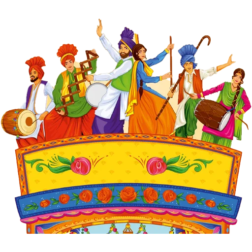 🕺 Стикер «Bhangra ਭੰਗੜਾ» для Telegram