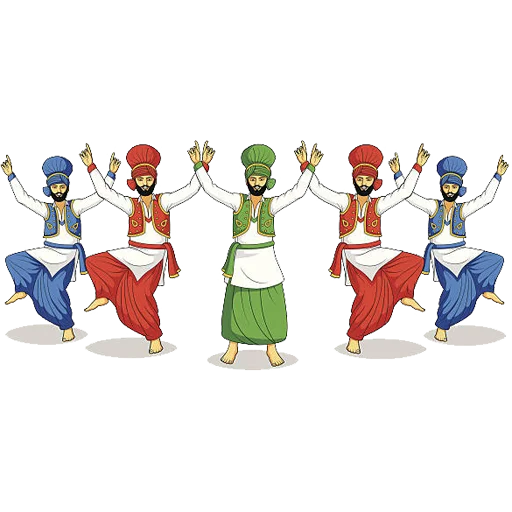 🕺 Стикер «Bhangra ਭੰਗੜਾ» для Telegram