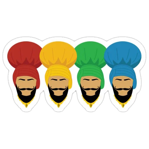 🕺 Стикер «Bhangra ਭੰਗੜਾ» для Telegram