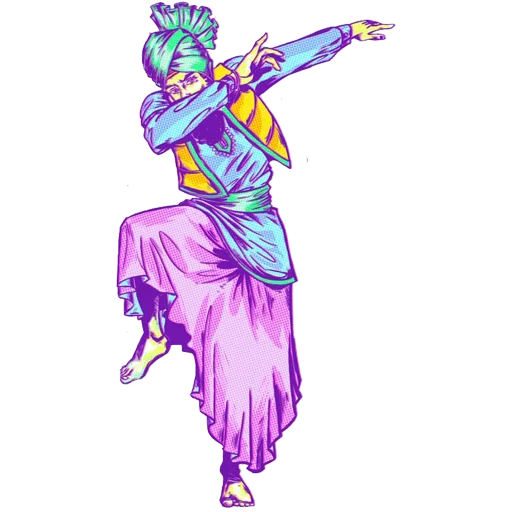 🕺 Стикер «Bhangra ਭੰਗੜਾ» для Telegram