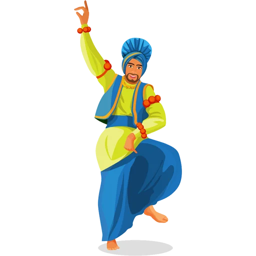 🕺 Стикер «Bhangra ਭੰਗੜਾ» для Telegram