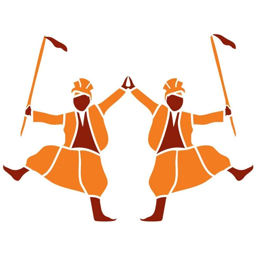 🕺 Стикер «Bhangra ਭੰਗੜਾ» для Telegram