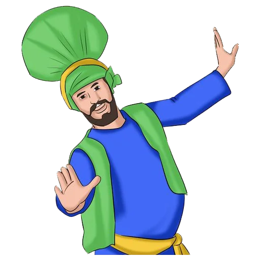 🕺 Стикер «Bhangra ਭੰਗੜਾ» для Telegram