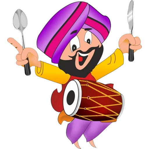 🕺 Стикер «Bhangra ਭੰਗੜਾ» для Telegram