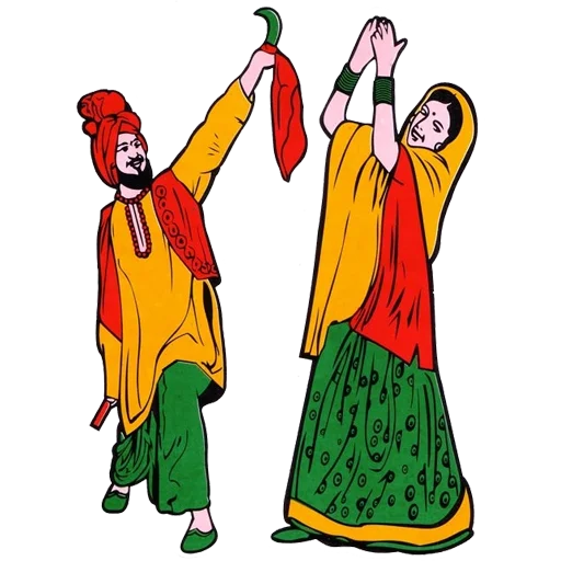 🕺 Стикер «Bhangra ਭੰਗੜਾ» для Telegram