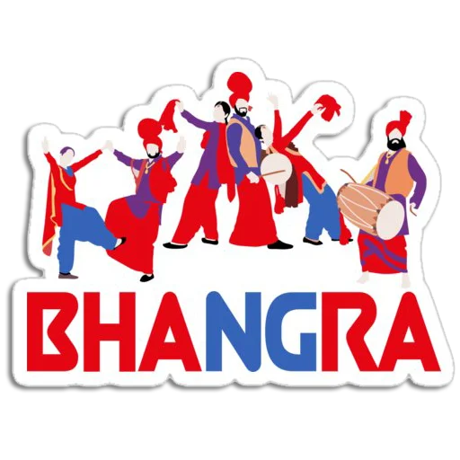 🕺 Стикер «Bhangra ਭੰਗੜਾ» для Telegram