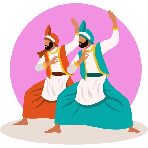 🕺 Стикер «Bhangra ਭੰਗੜਾ» для Telegram