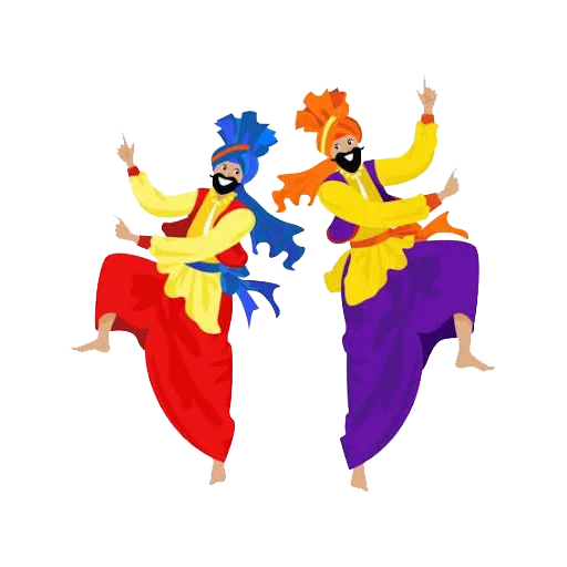🕺 Стикер «Bhangra ਭੰਗੜਾ» для Telegram
