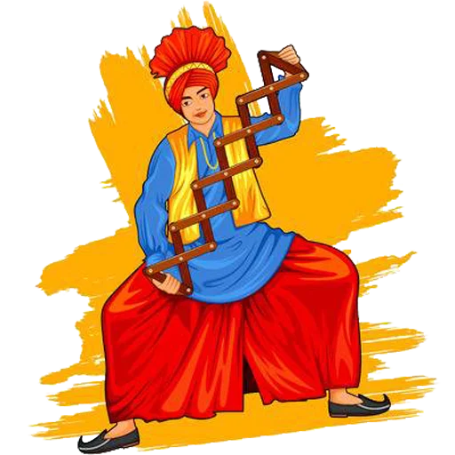 🕺 Стикер «Bhangra ਭੰਗੜਾ» для Telegram