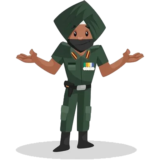 🤷‍♂️ Стикер «Soldier» для Telegram