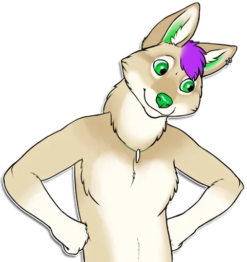 😙 Стикер «Punk Dog» для Telegram