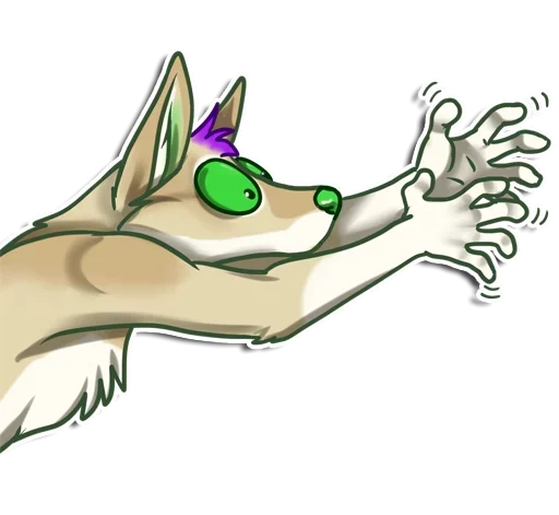 😋 Стикер «Punk Dog» для Telegram