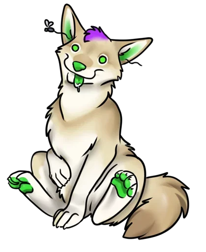 😏 Стикер «Punk Dog» для Telegram