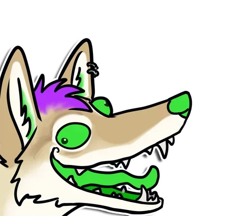 🤨 Стикер «Punk Dog» для Telegram