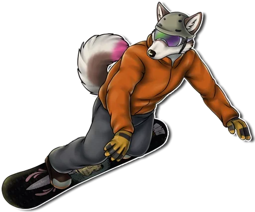 😙 Стикер «Punk Dog» для Telegram