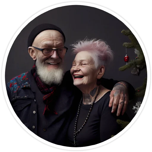 😊 Стикер «Old Punk» для Telegram