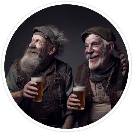 🍺 Стикер «Old Punk» для Telegram