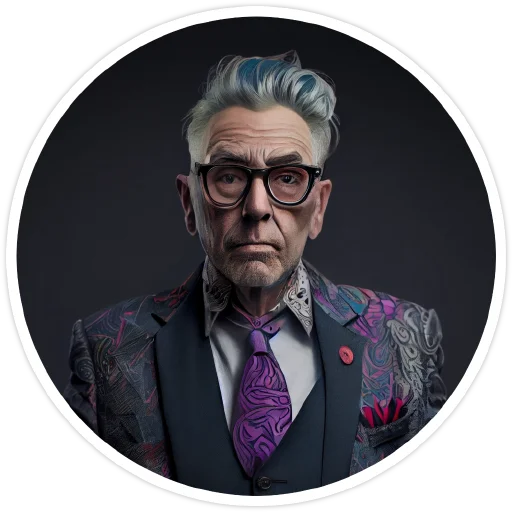 💼 Стикер «Old Punk» для Telegram