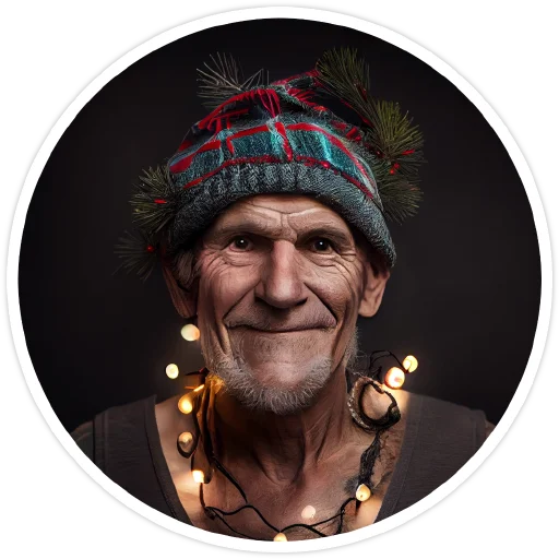 ☺️ Стикер «Old Punk» для Telegram