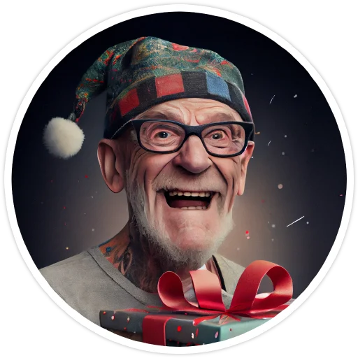 😊 Стикер «Old Punk» для Telegram