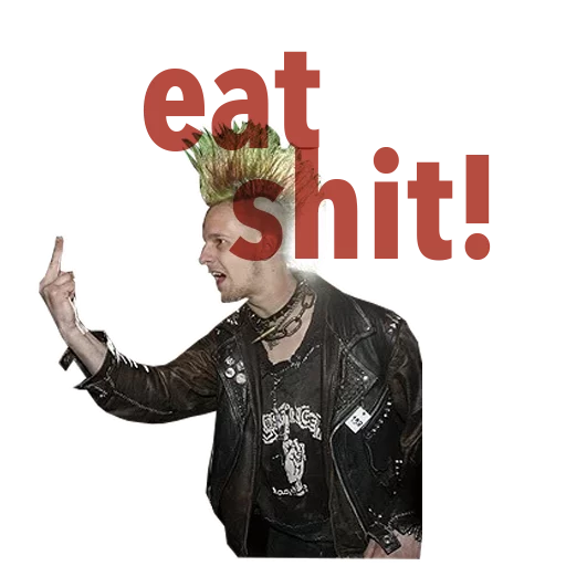 🖕 Стикер «Punk» для Telegram