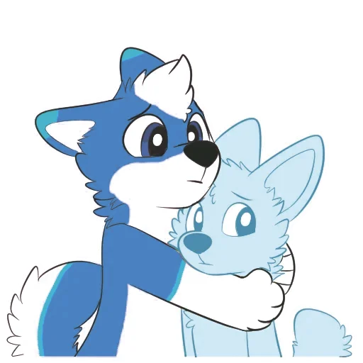 😰 Стикер «Pup Tesla» для Telegram