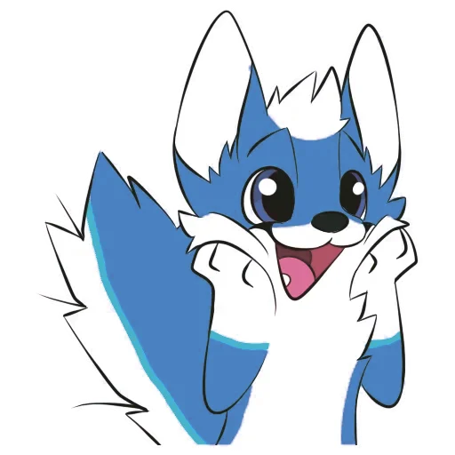 🤗 Стикер «Pup Tesla» для Telegram