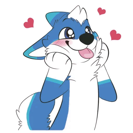 🥰 Стикер «Pup Tesla» для Telegram