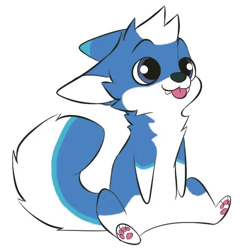 😋 Стикер «Pup Tesla» для Telegram