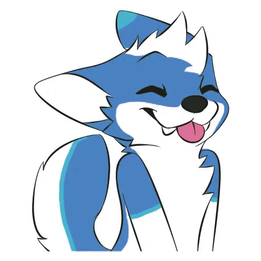 😜 Стикер «Pup Tesla» для Telegram