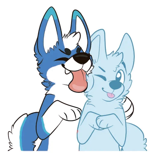 🐶 Стикер «Pup Tesla» для Telegram