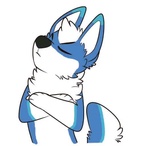 🤨 Стикер «Pup Tesla» для Telegram