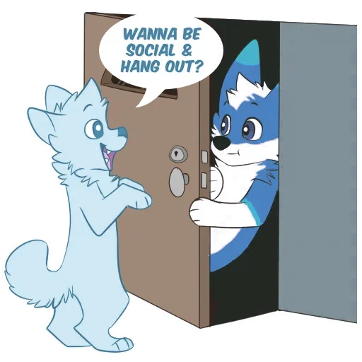 🚪 Стикер «Pup Tesla» для Telegram