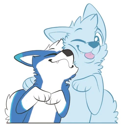 🥰 Стикер «Pup Tesla» для Telegram