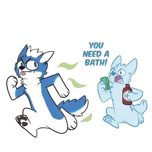 🛁 Стикер «Pup Tesla» для Telegram