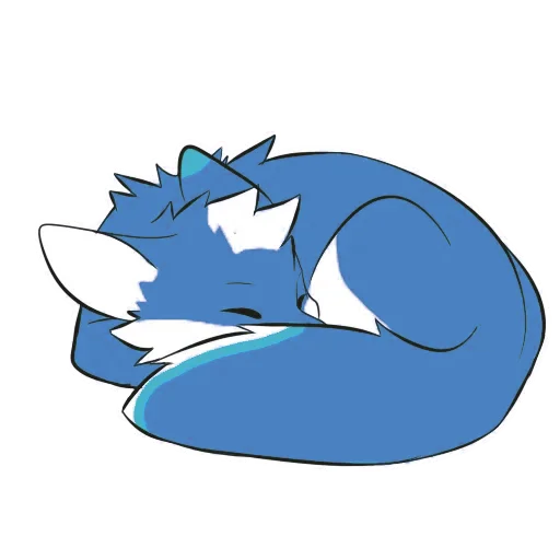 😴 Стикер «Pup Tesla» для Telegram