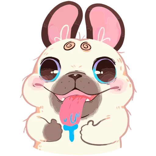 🤤 Эмодзи «Пуппи» для Telegram