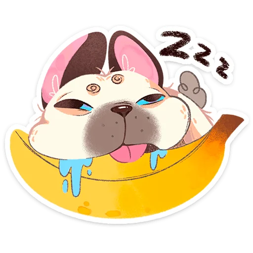 😴 Стикер «Пуппи» для Telegram